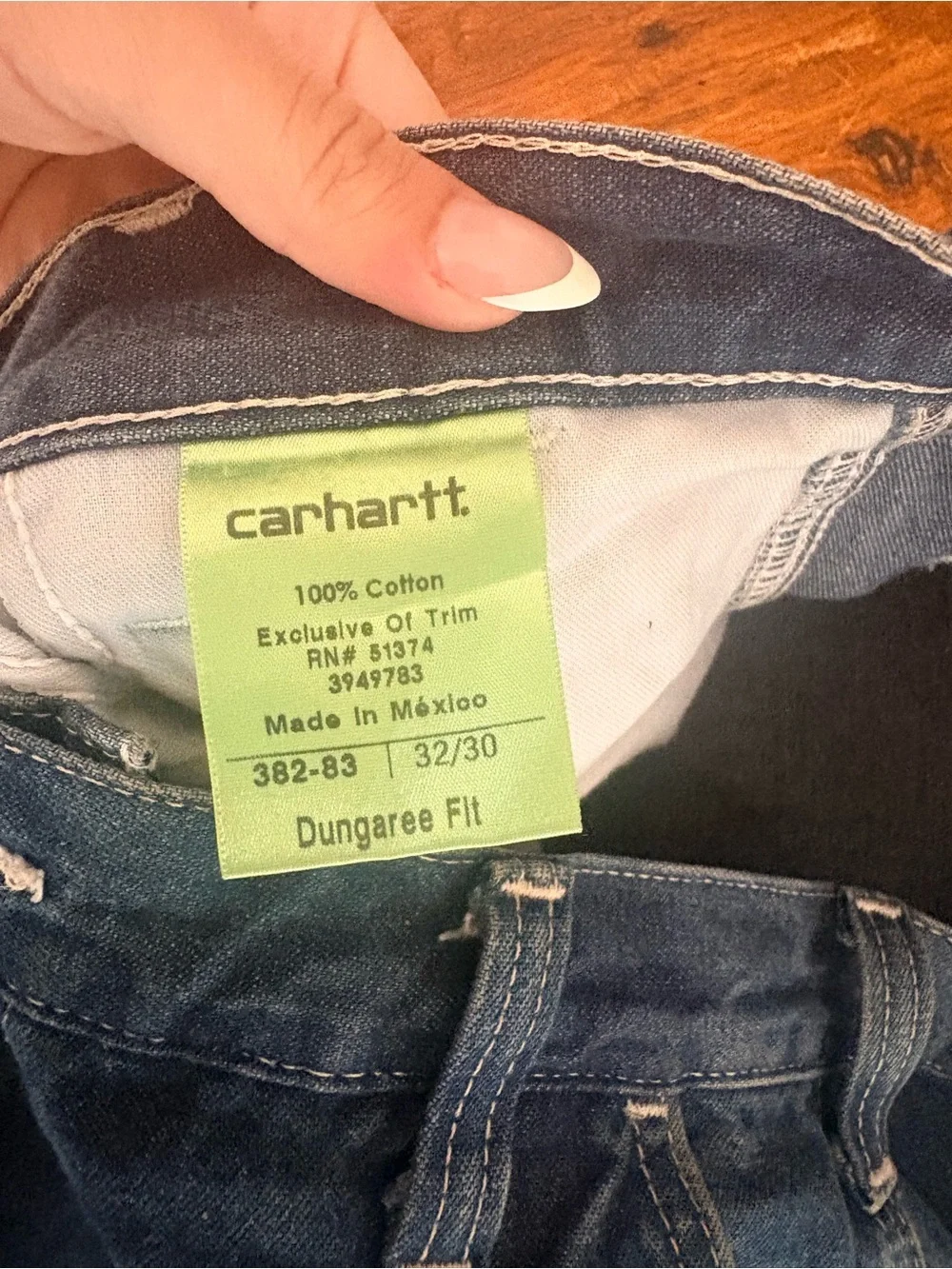 Carhartt dungaree fit